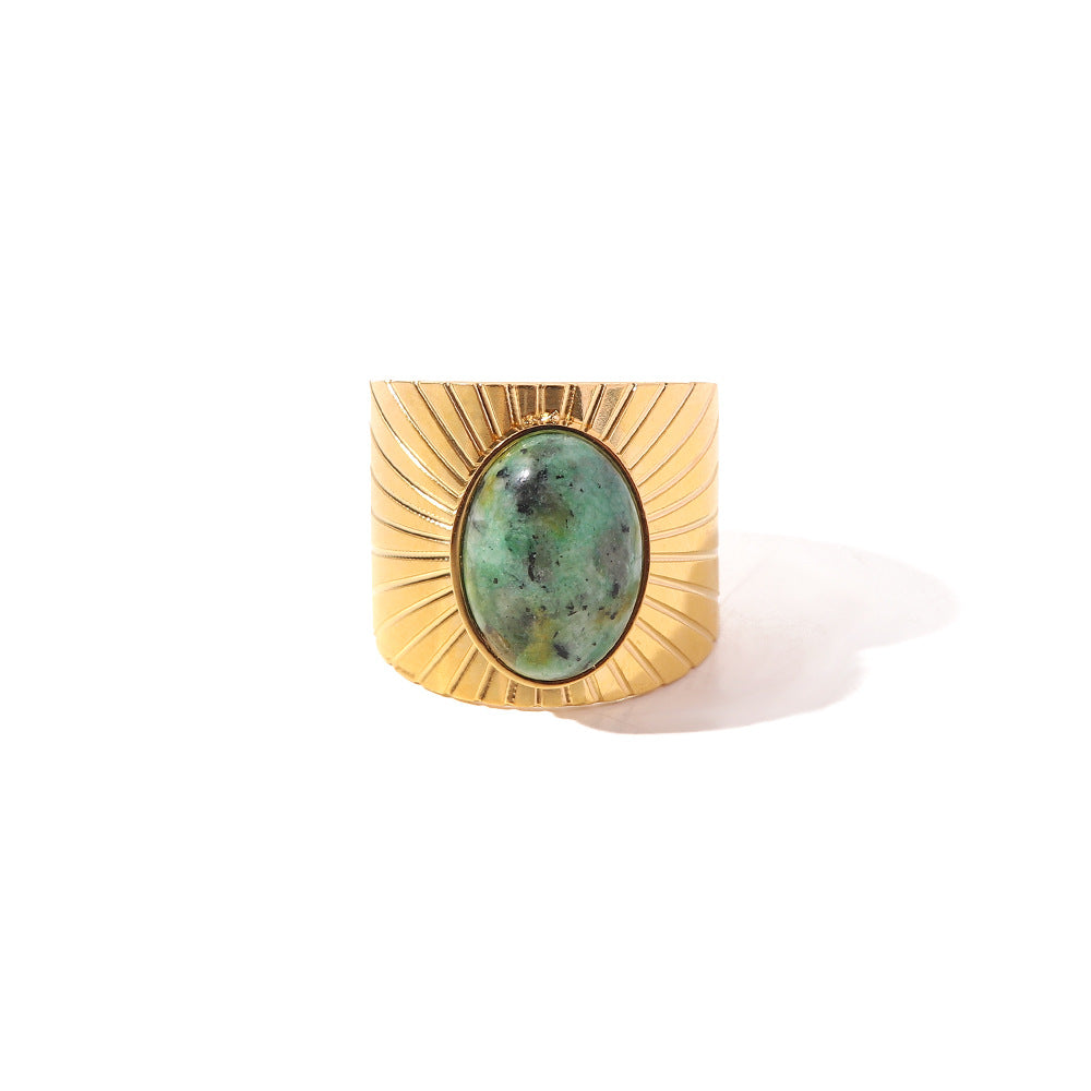 Jasper Open Cuff Ring