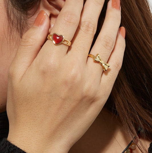 Carnelian Crystal Ring